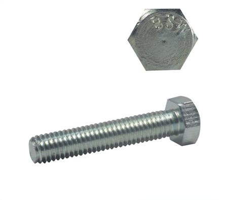 SET SCREW HEX HD G2 ZINC BSW 3/8 X 1''